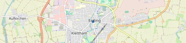 Karte von Erding