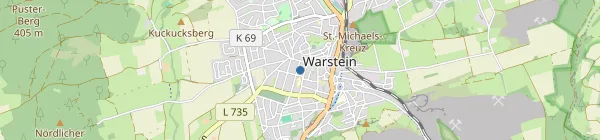 Karte von Warstein